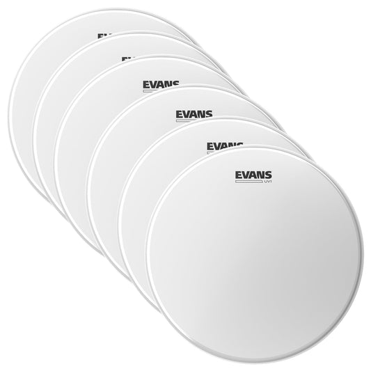Evans 14" UV1 Coated Head (6 Pack Bundle) Drums and Percussion / Parts and Accessories / Heads