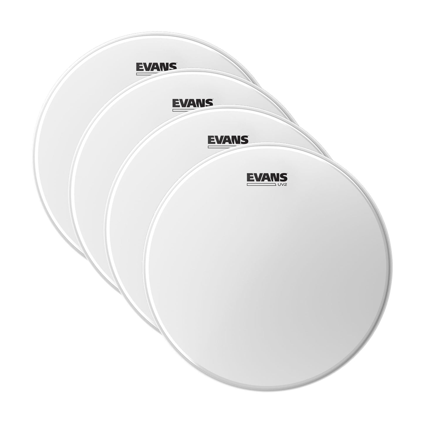 Evans 14" UV2 Coated Drum Head (4 Pack Bundle) Drums and Percussion / Parts and Accessories / Heads
