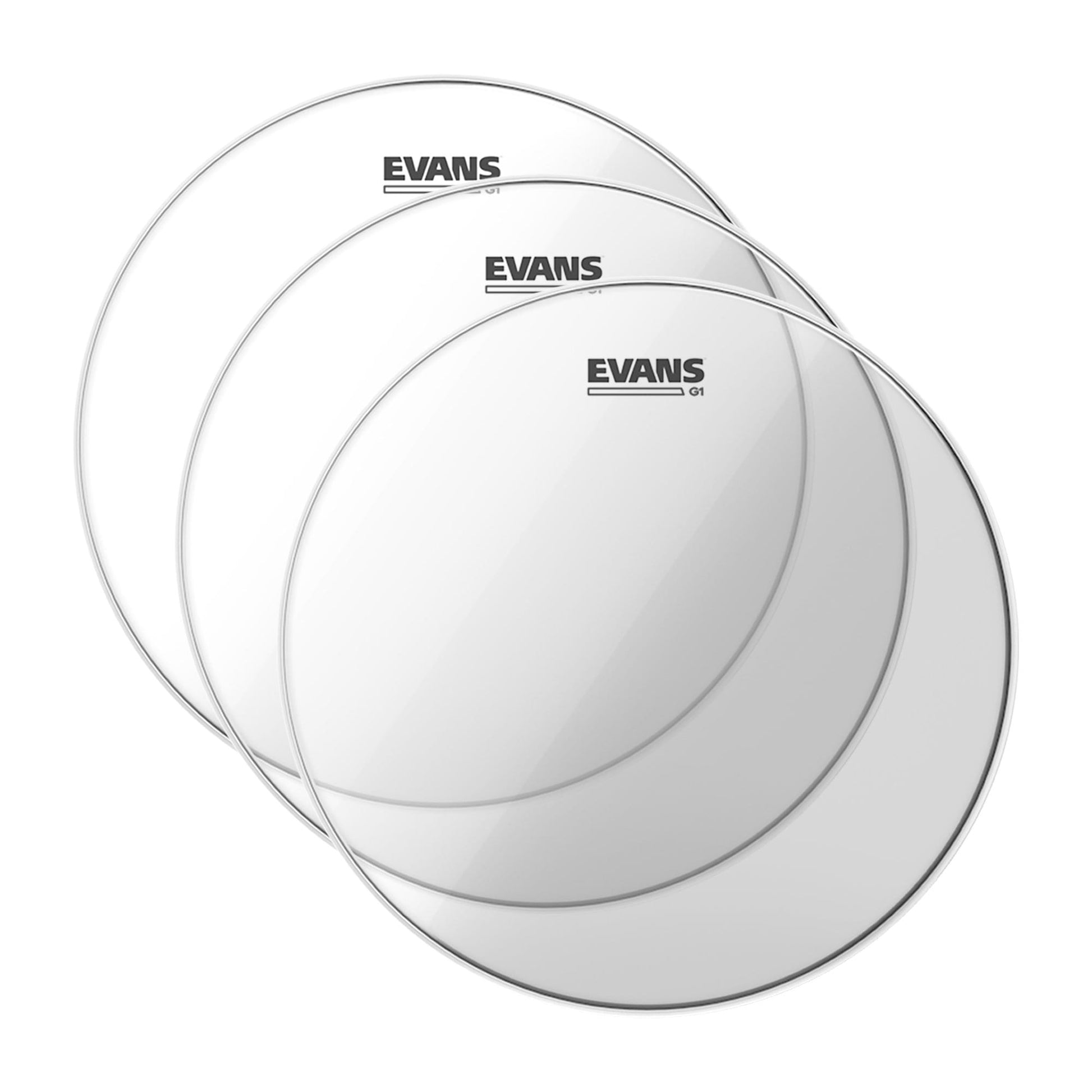 Evans 16" G1 Clear Drumhead (3 Pack Bundle) Drums and Percussion / Parts and Accessories / Heads