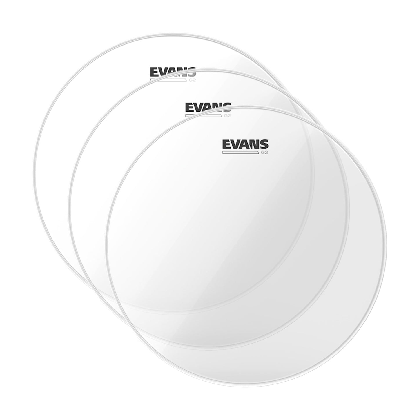 Evans 16" G2 Clear Drumhead (3 Pack Bundle) Drums and Percussion / Parts and Accessories / Heads