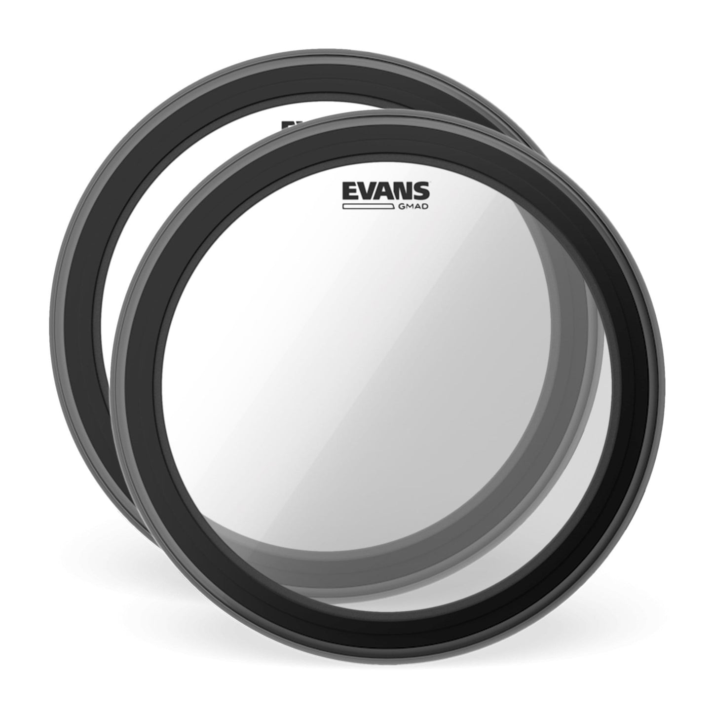 Evans 18" GMAD Bass Drum Batter Head Clear (2 Pack Bundle) Drums and Percussion / Parts and Accessories / Heads