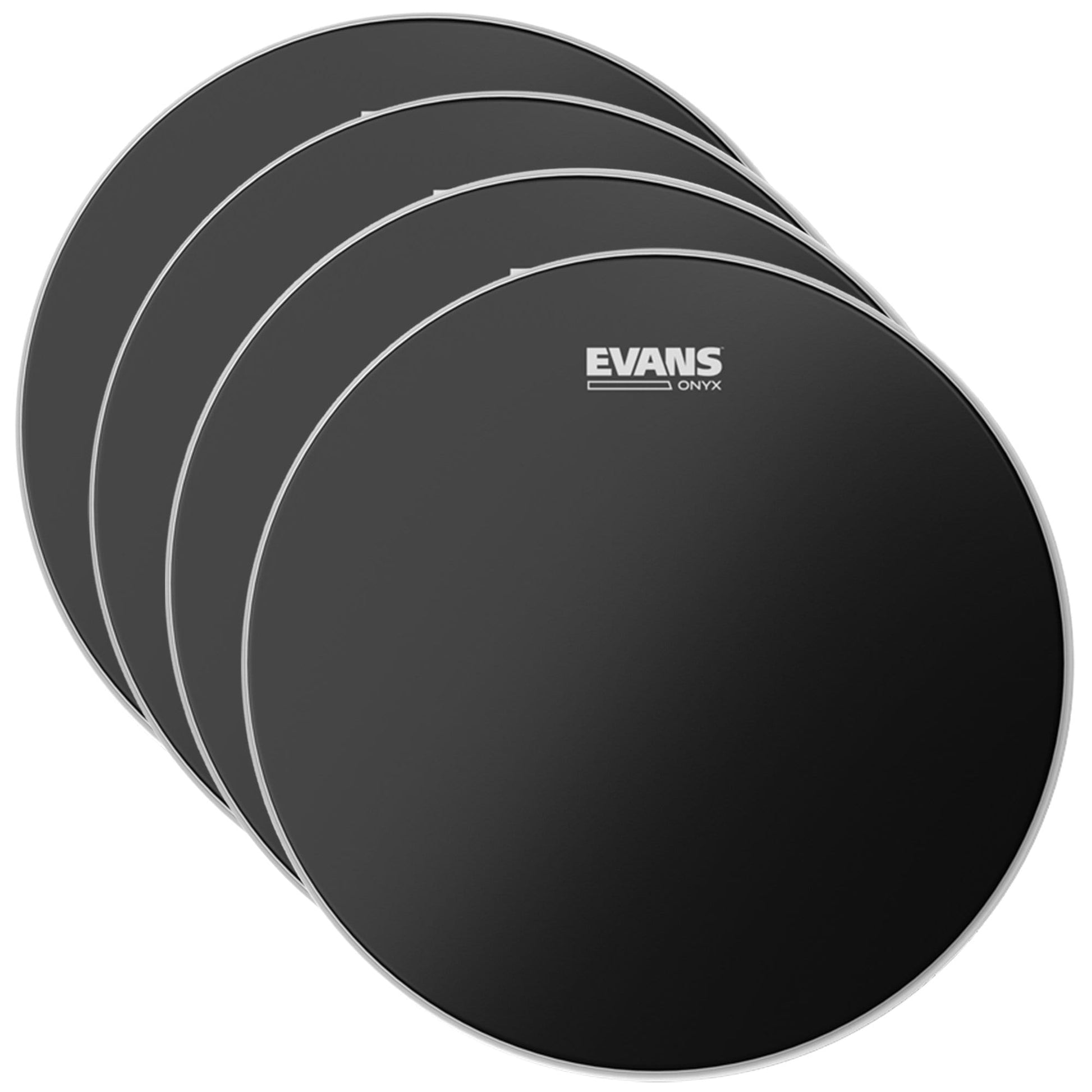 Evans 18" Onyx 2 Ply Batter Head (4 Pack Bundle) Drums and Percussion / Parts and Accessories / Heads