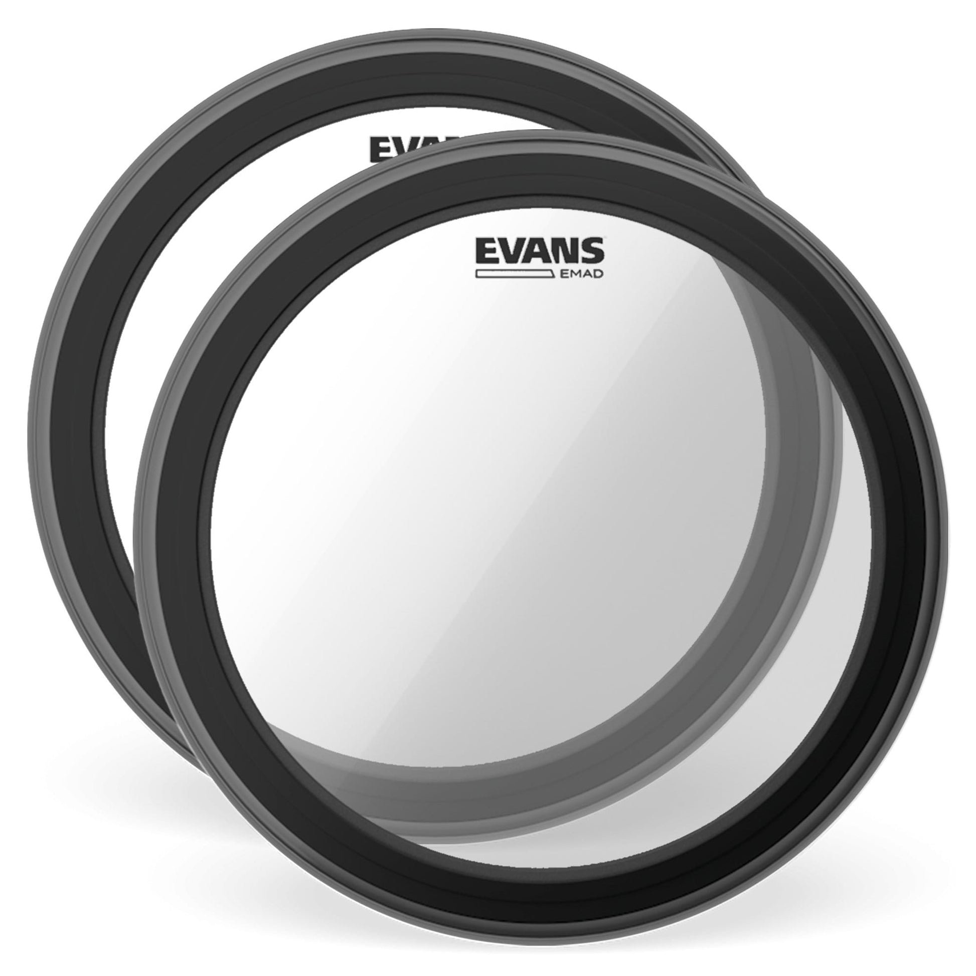 Evans 24" EMAD Batter Clear (2 Pack Bundle) Drums and Percussion / Parts and Accessories / Heads
