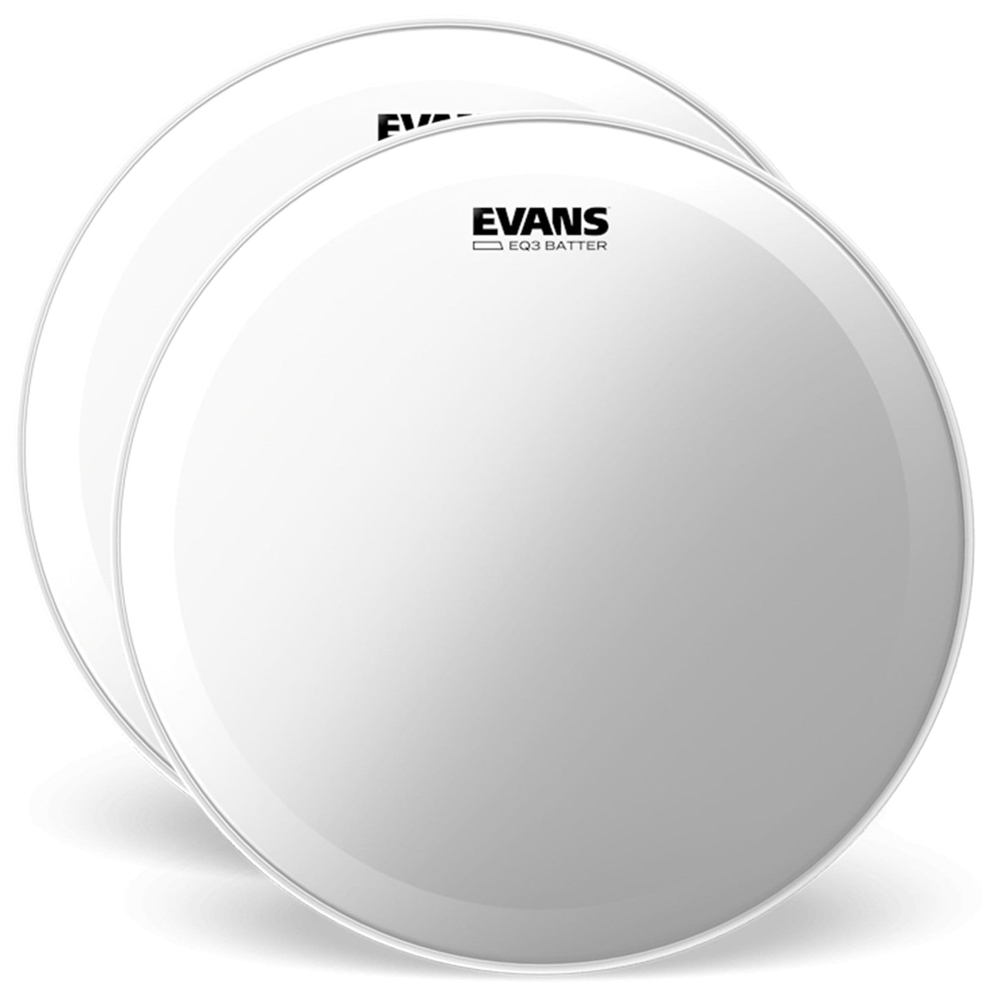 Evans 24" EQ3 Bass Drum Batter Head Coated (2 Pack Bundle) Drums and Percussion / Parts and Accessories / Heads