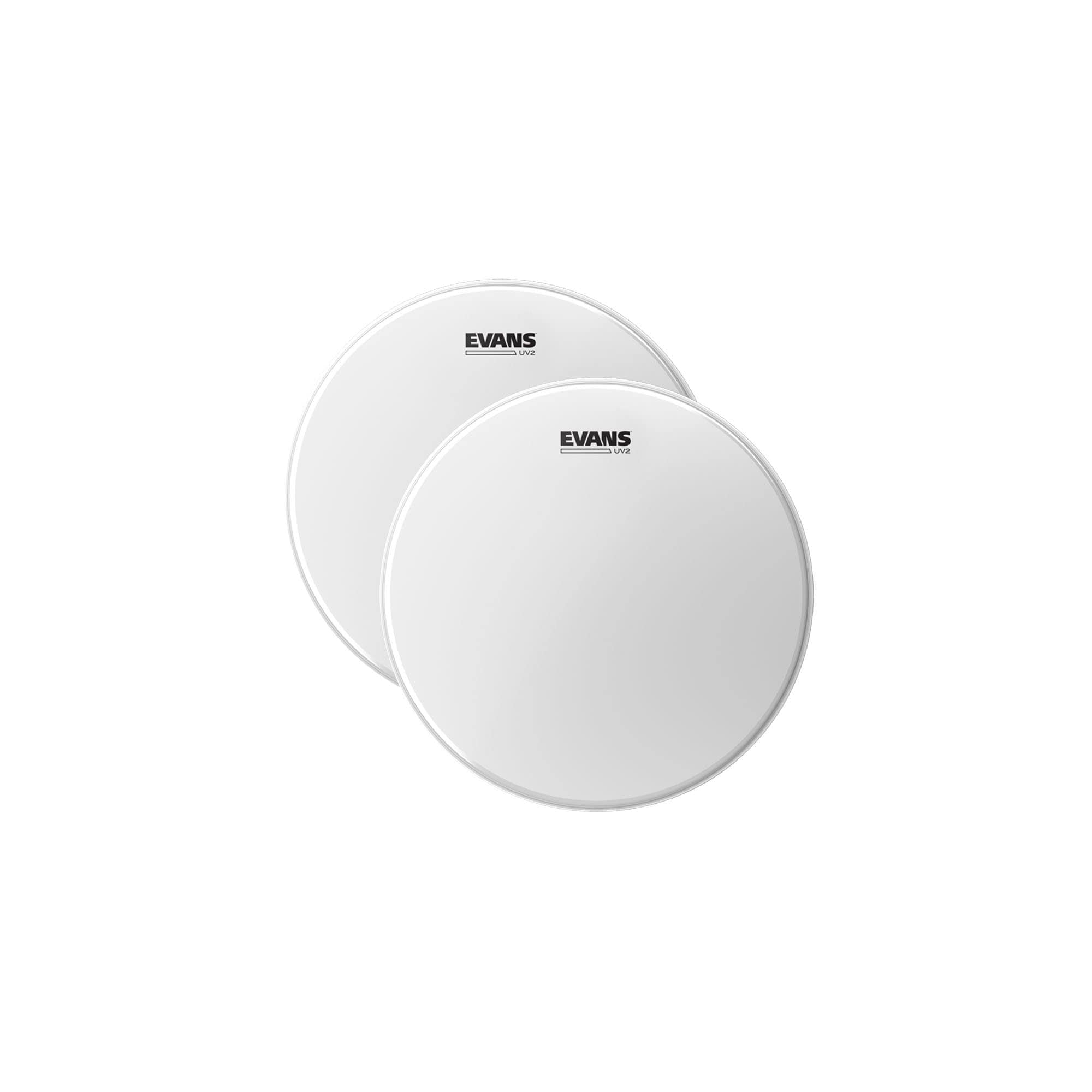 Evans 8" UV2 Coated Drum Head (2 Pack Bundle) Chicago Music Exchange