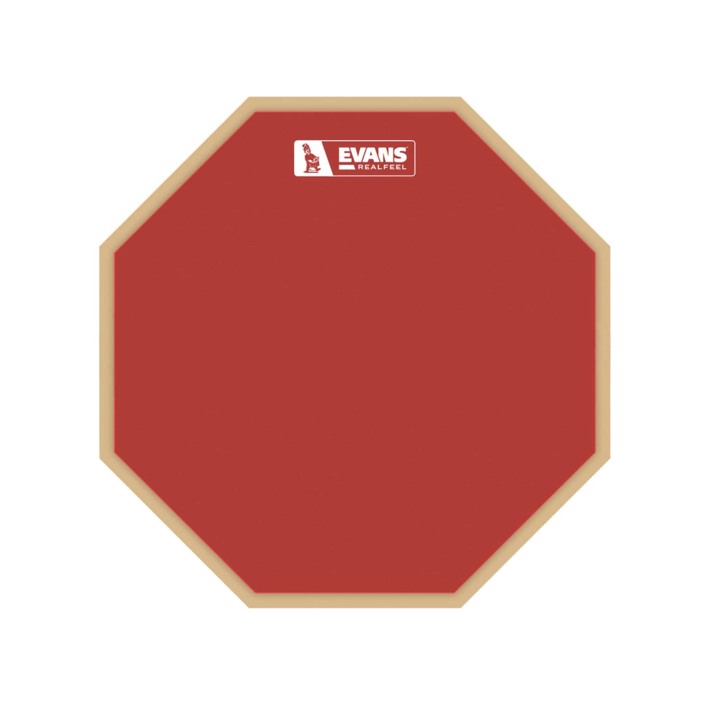 Evans RealFeel 12" Limited Edition Barney Beats Practice Pad Red Drums and Percussion / Practice Pads