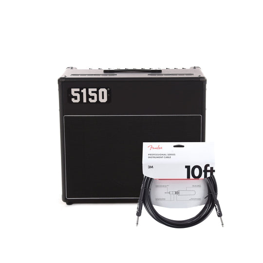 EVH 5150 Iconic Series 40W 1x12 Combo Black and (1) Cable Bundle Amps / Guitar Combos
