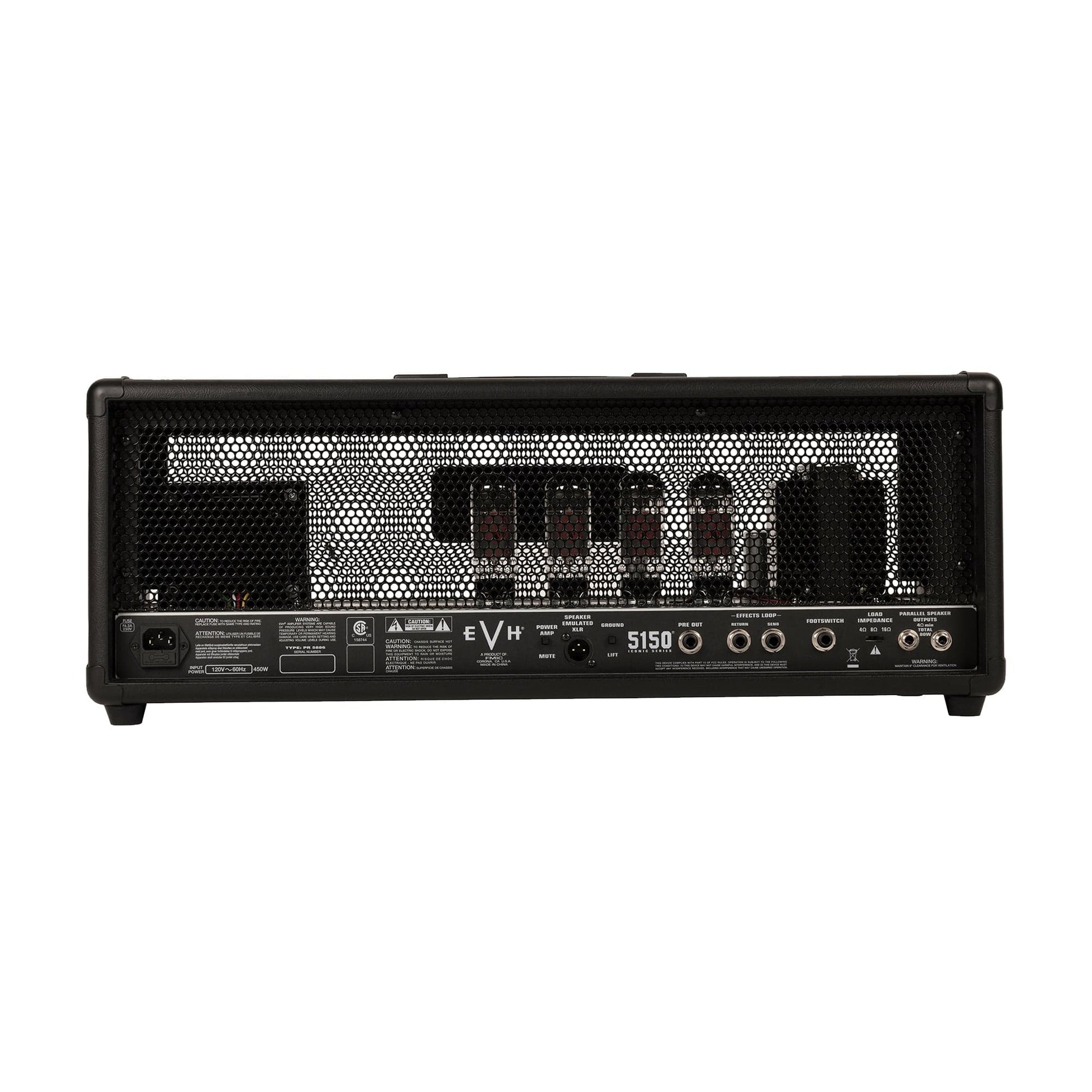 EVH 5150 Iconic Series 80W Head Black Amps / Guitar Heads