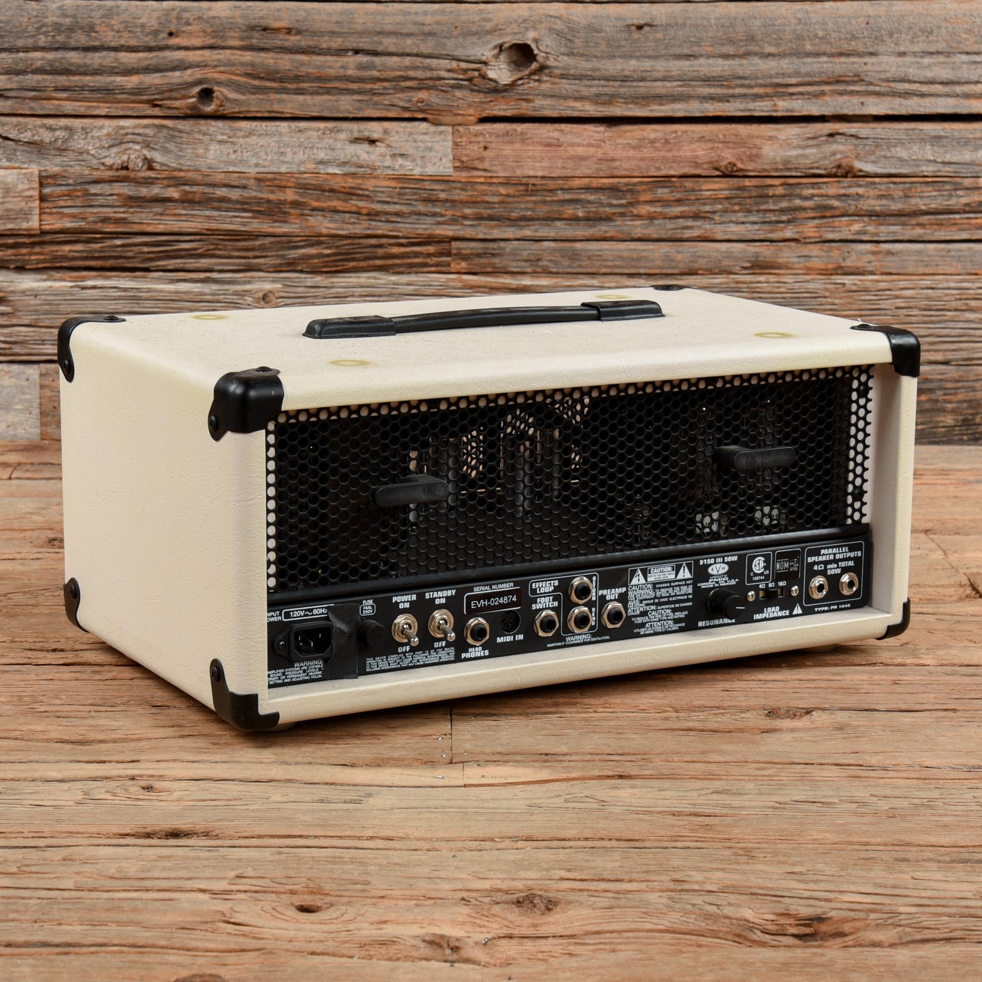 EVH 5150 III 6L6 3-Channel 50-Watt Guitar Amp Head Ivory Amps / Guitar Heads