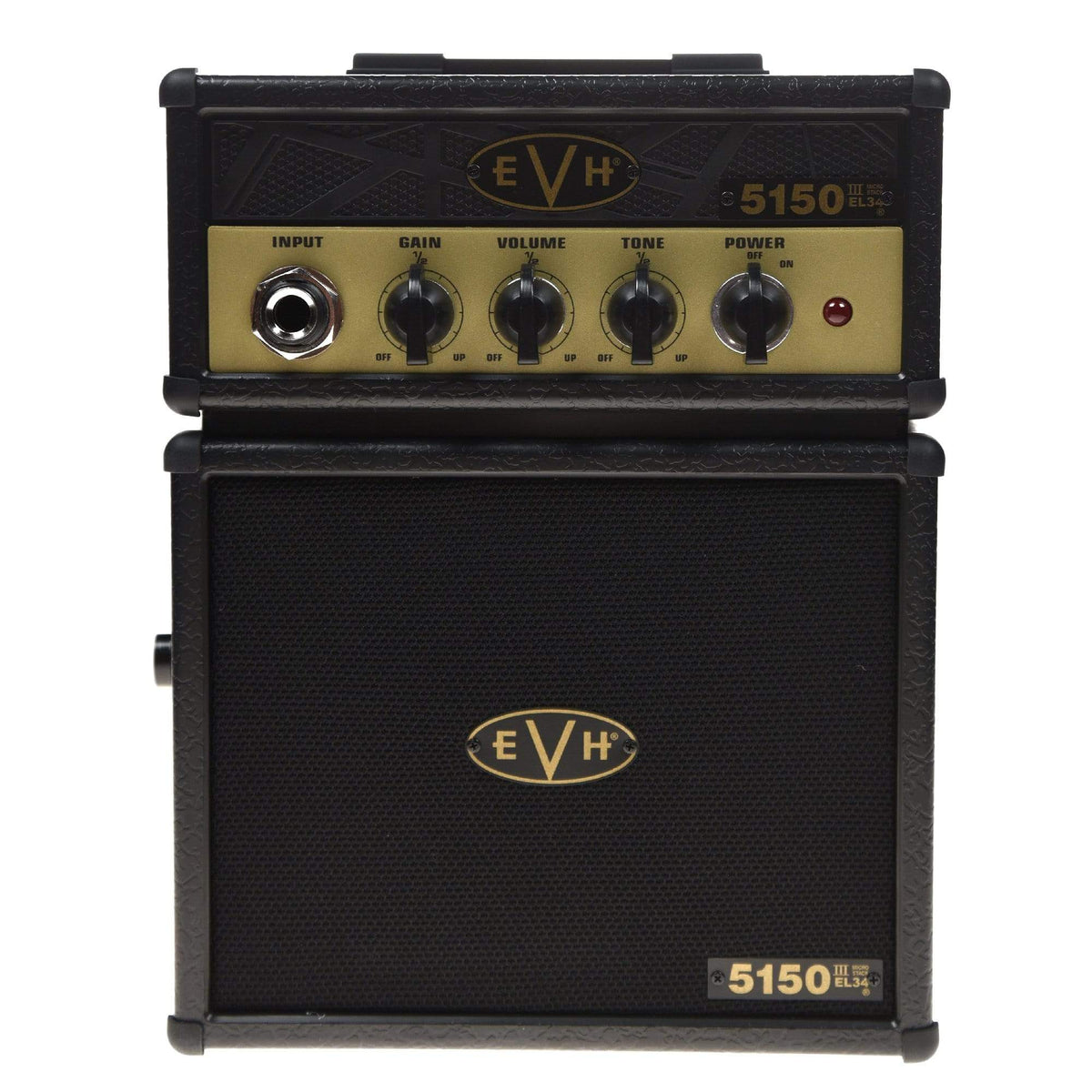 Evh Ministack EVH 5150III Microstack Black/Gold 1-Watt Mini Amp – Chicago Music Exchange
