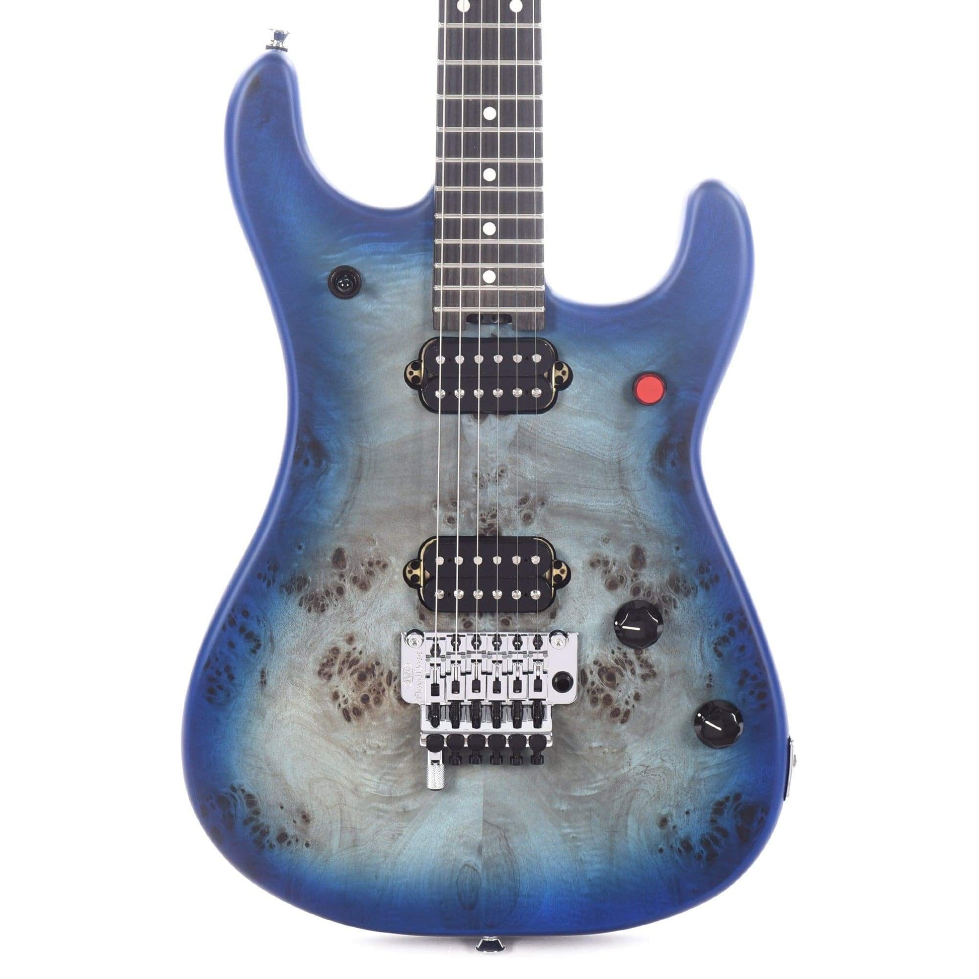 EVH 5150 Series Deluxe Poplar Burl Aqua Burst Electric Guitars / Solid Body
