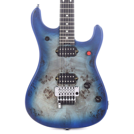 EVH 5150 Series Deluxe Poplar Burl Aqua Burst Electric Guitars / Solid Body