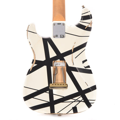 EVH Striped Series '78 Eruption Relic Black w/White Stripes Electric Guitars / Solid Body