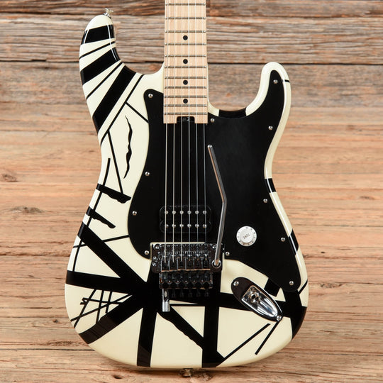 EVH Striped Series Black & White Electric Guitars / Solid Body