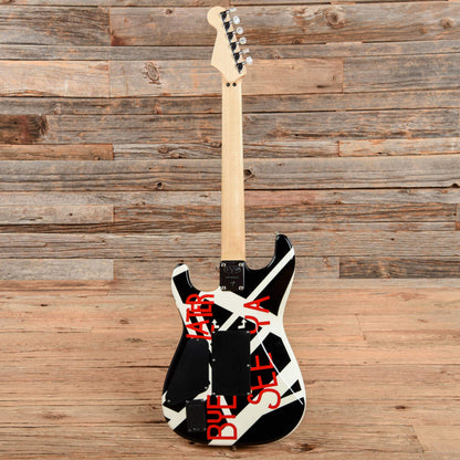 EVH Striped Series "Circles/See Ya" Black and White Crop Circles Graphic 2014 Electric Guitars / Solid Body