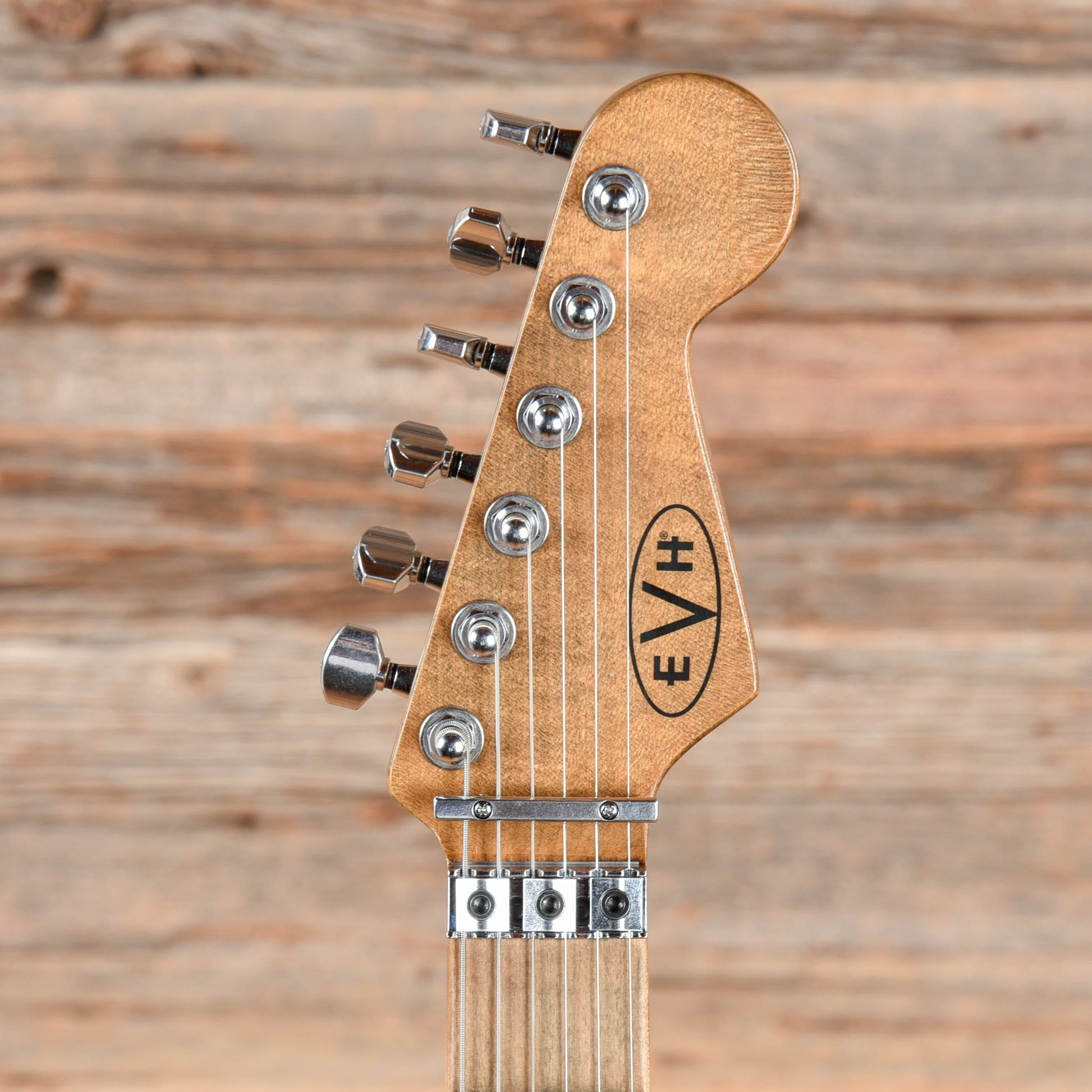 EVH Striped Series Frankie Relic Red / White / Black Stripes 2020 Electric Guitars / Solid Body