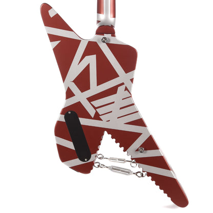 EVH Striped Series Shark Burgundy w/Silver Stripes Electric Guitars / Solid Body