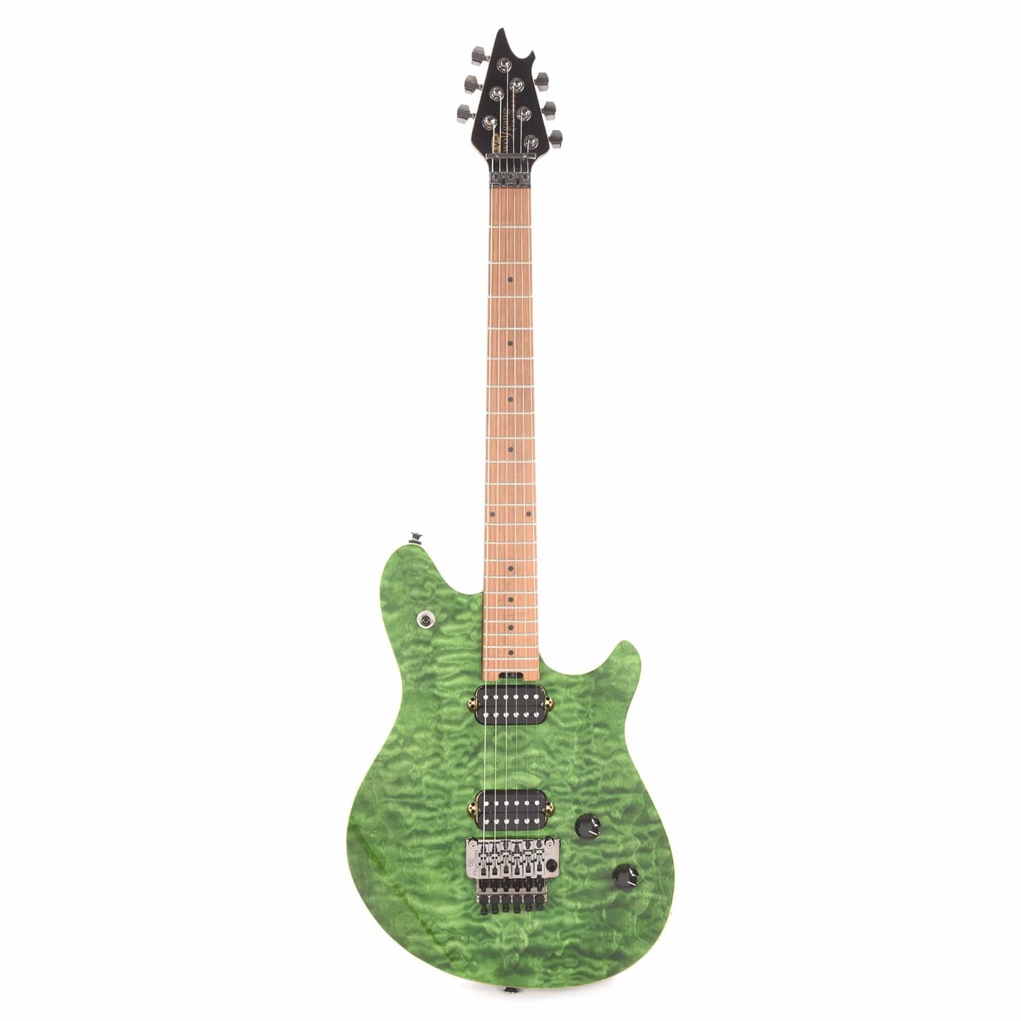 EVH Wolfgang Standard Quilt Maple Transparent Green Electric Guitars / Solid Body