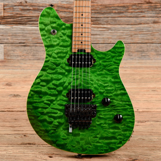 EVH Wolfgang WG Standard QM Baked Transparent Green 2021 Electric Guitars / Solid Body