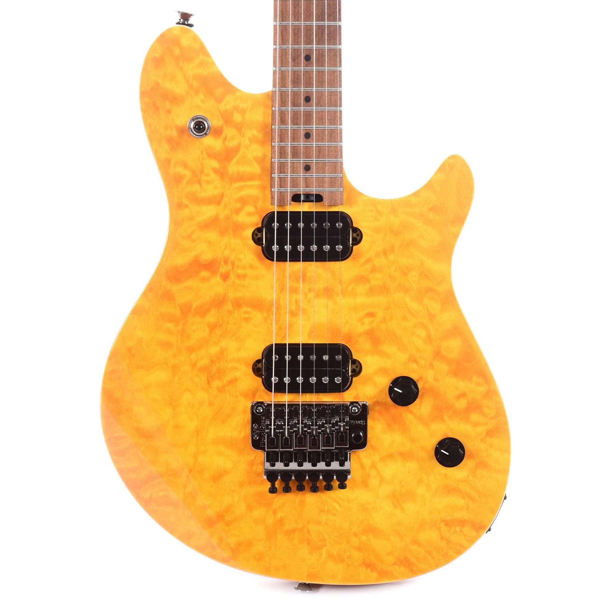 EVH Wolfgang WG Standard QM Transparent Amber – Chicago Music Exchange