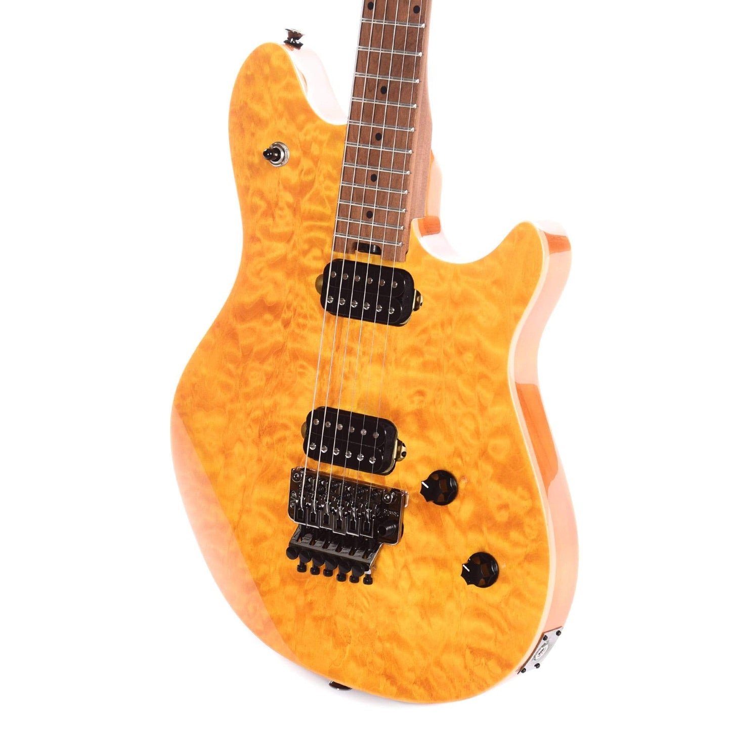 EVH Wolfgang WG Standard QM Transparent Amber Electric Guitars / Solid Body