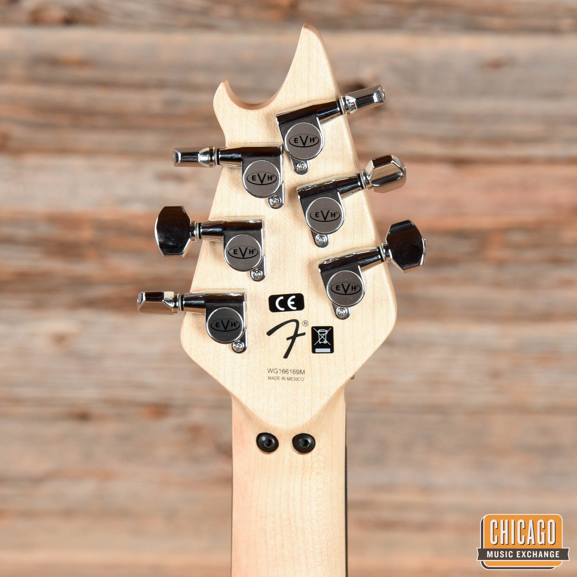 EVH Special, Ebony Fingerboard, Red with Black and White Stripes MIM