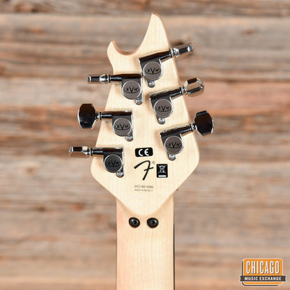 EVH Special, Ebony Fingerboard, Red with Black and White Stripes MIM