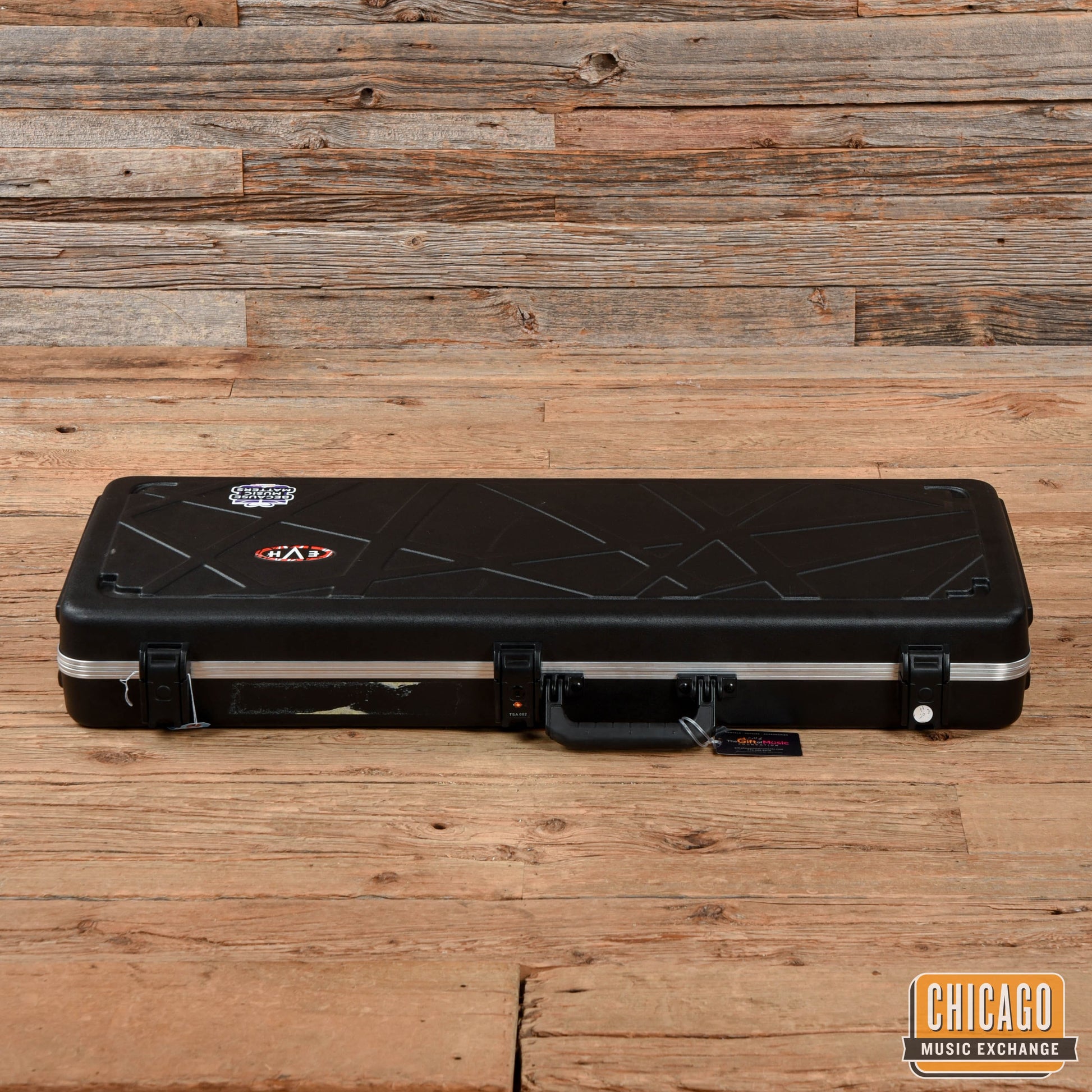 EVH Special, Ebony Fingerboard, Red with Black and White Stripes MIM