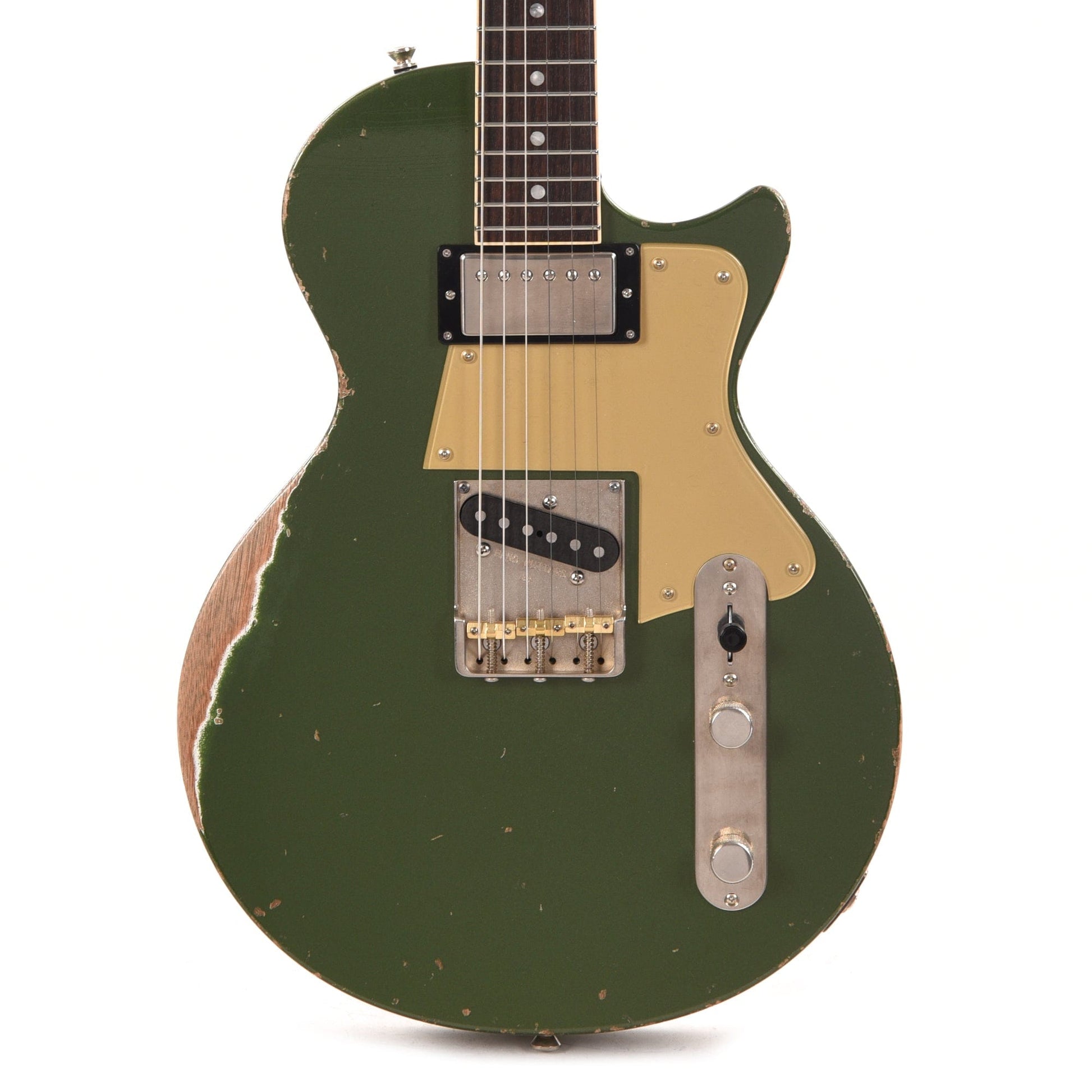 Fano SP6 Alt de Facto Cadillac Green Medium Distress w/Lollar Imperial Humbucker & '52 T Electric Guitars / Solid Body