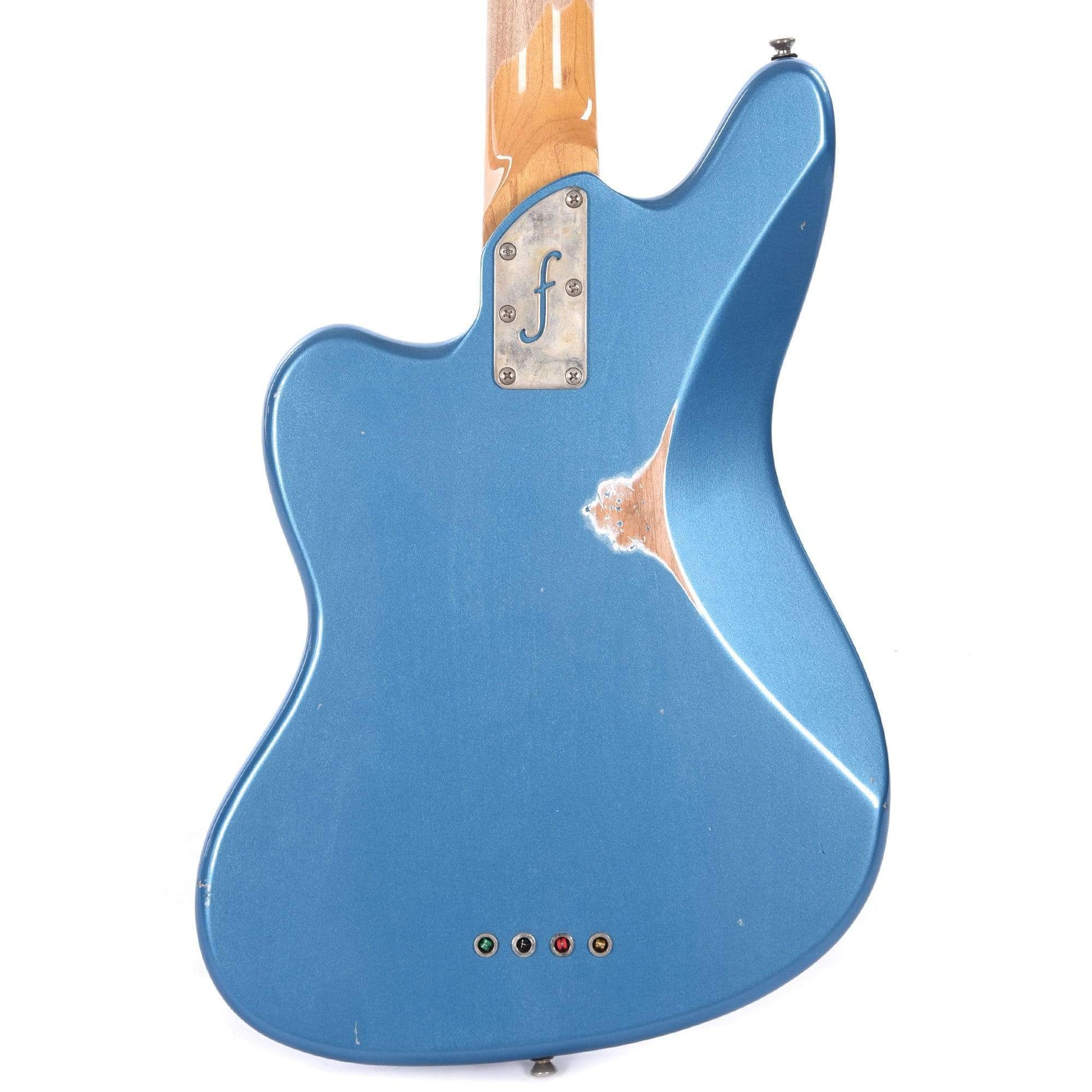 Fano Standard JM4-FB Lake Placid Blue Distressed Electric Guitars / Solid Body