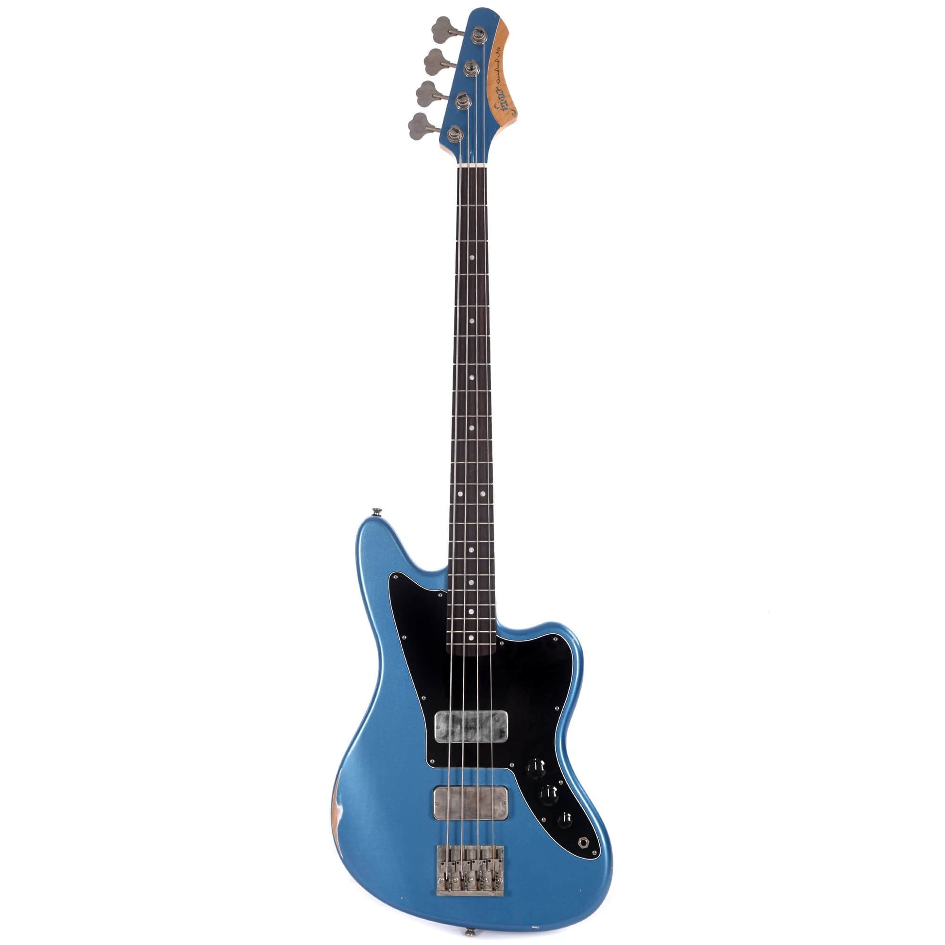 Fano Standard JM4-FB Lake Placid Blue Distressed Electric Guitars / Solid Body