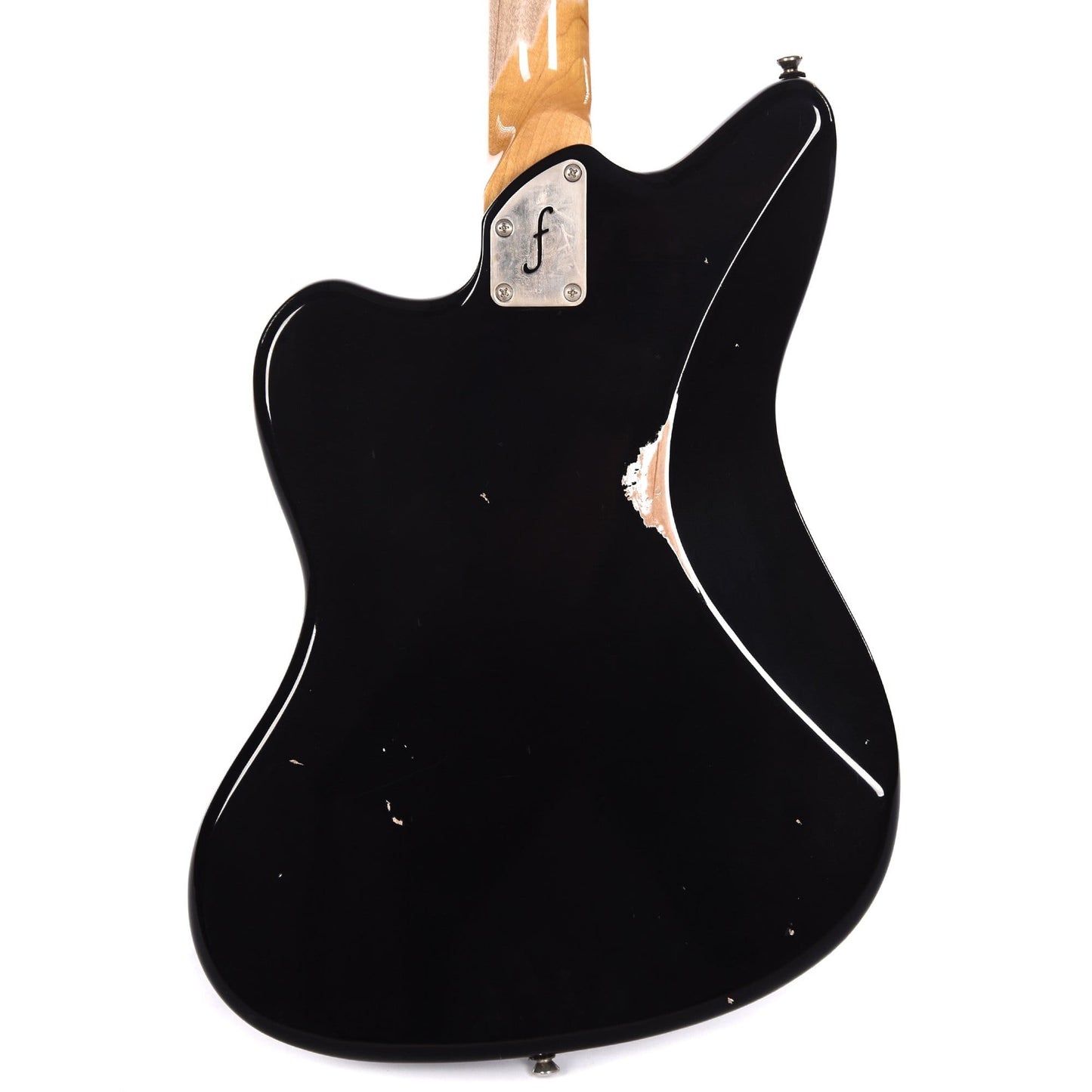 Fano Standard JM6/90 Bull Black Medium Distressed Electric Guitars / Solid Body