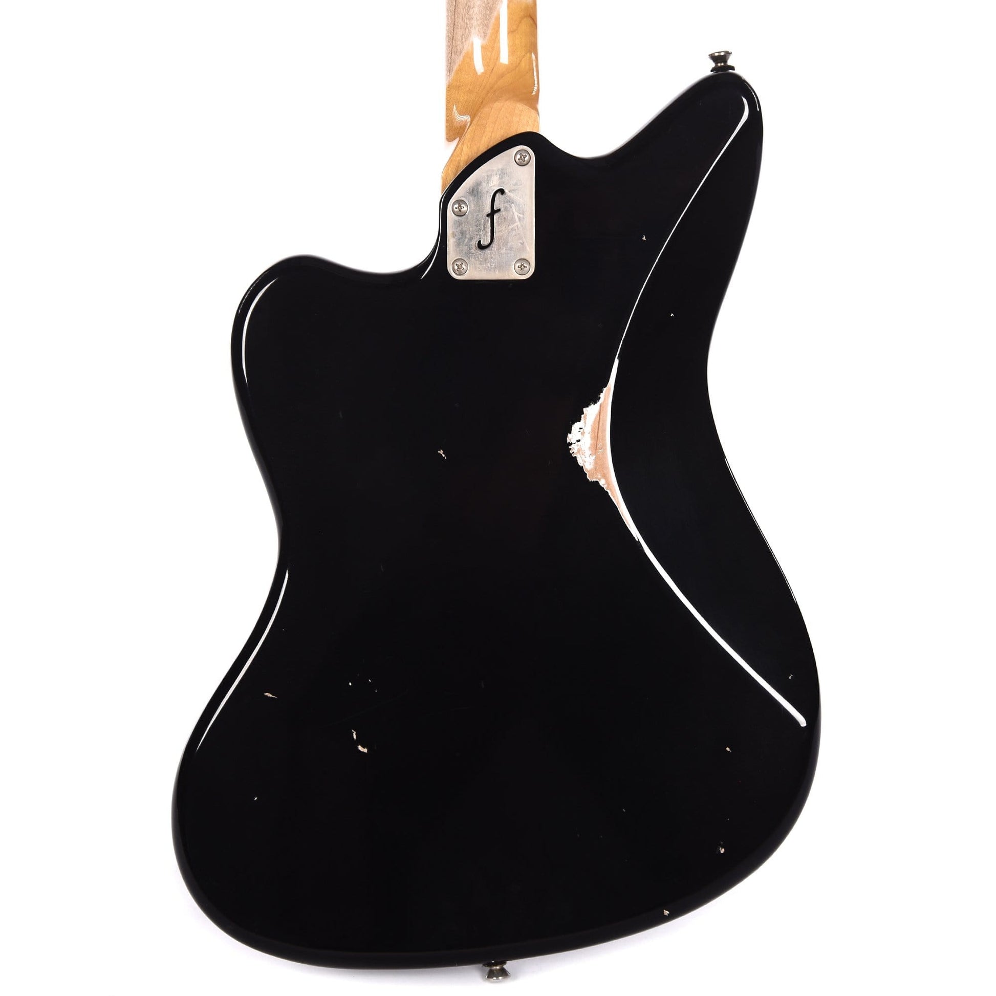 Fano Standard JM6/90 Bull Black Medium Distressed Electric Guitars / Solid Body