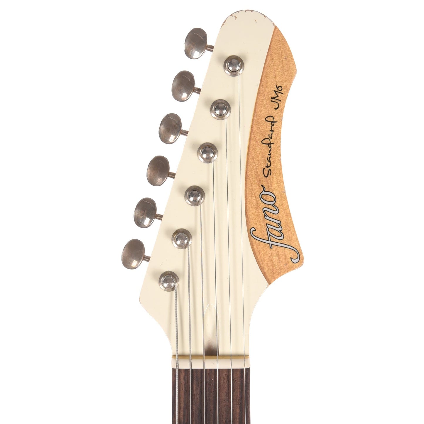 Fano Standard JM6 Olympic White Distressed w/P90 Pickups Electric Guitars / Solid Body