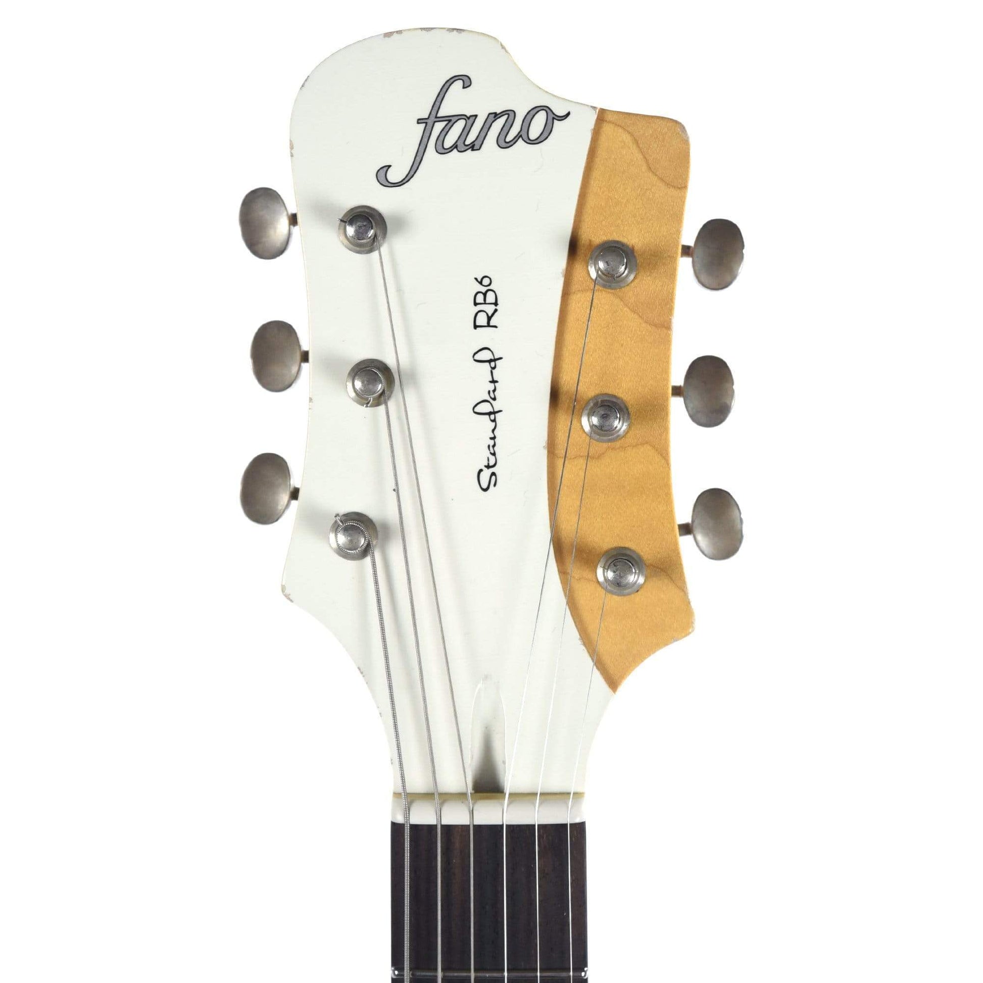 Fano Standard RB6 Olympic White Distressed Electric Guitars / Solid Body