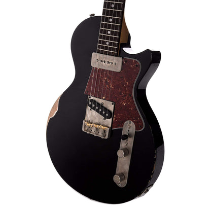 Fano Standard SP6 Bull Black Distressed w/T90 Pickup Electric Guitars / Solid Body