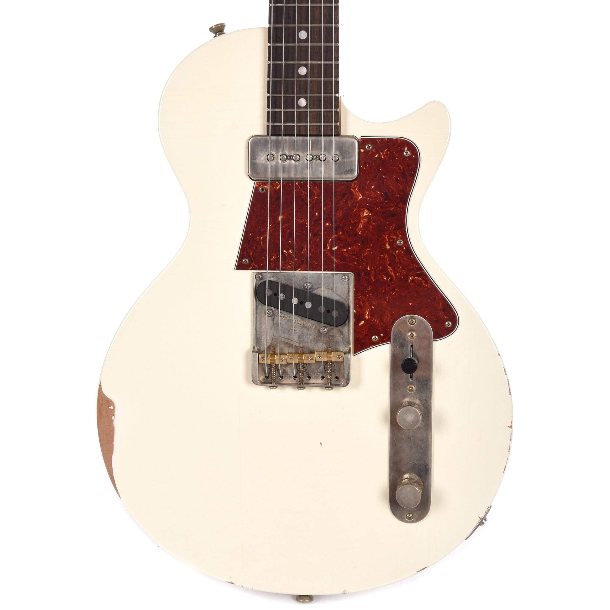 Fano Standard SP6/T90 Olympic White Distressed Electric Guitars / Solid Body