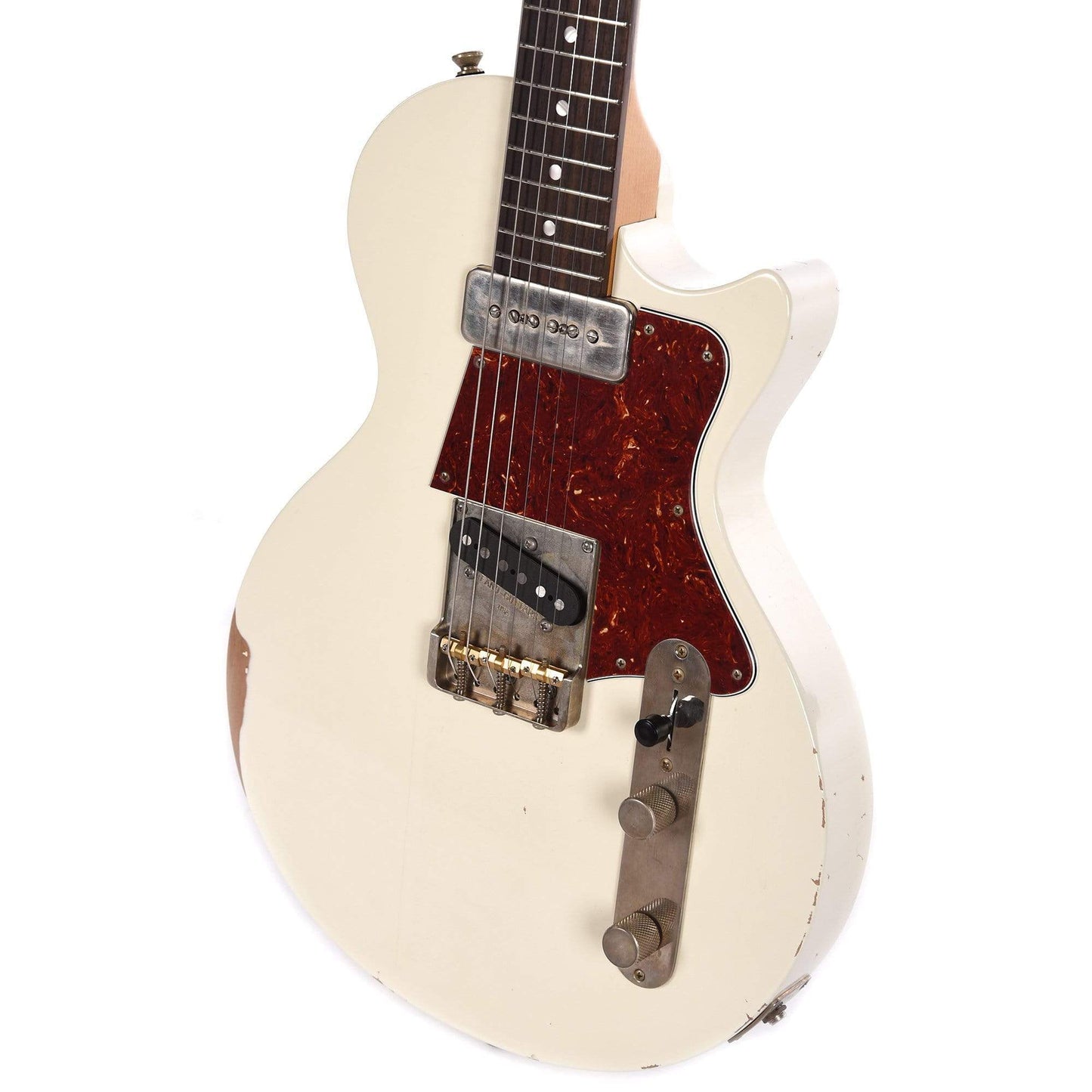 Fano Standard SP6/T90 Olympic White Distressed Electric Guitars / Solid Body