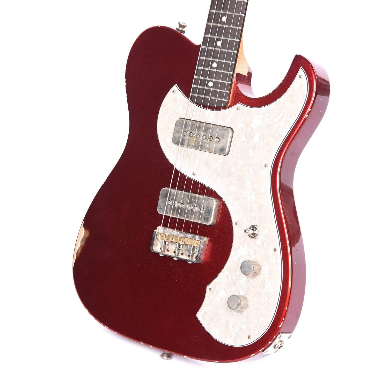 Fano Standard TC6 P90 Distressed Candy Apple Red Electric Guitars / Solid Body