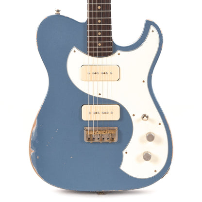 Fano TC6 Oltre Pelham Blue Medium Distress w/Lollar P-90 Pickups Electric Guitars / Solid Body