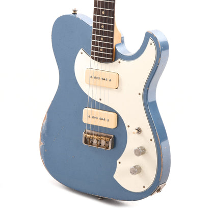 Fano TC6 Oltre Pelham Blue Medium Distress w/Lollar P-90 Pickups Electric Guitars / Solid Body
