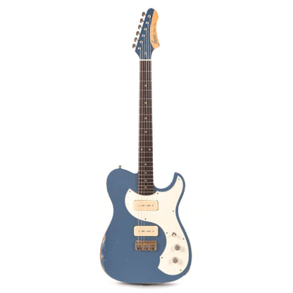 Fano TC6 Oltre Pelham Blue Medium Distress w/Lollar P-90 Pickups Electric Guitars / Solid Body