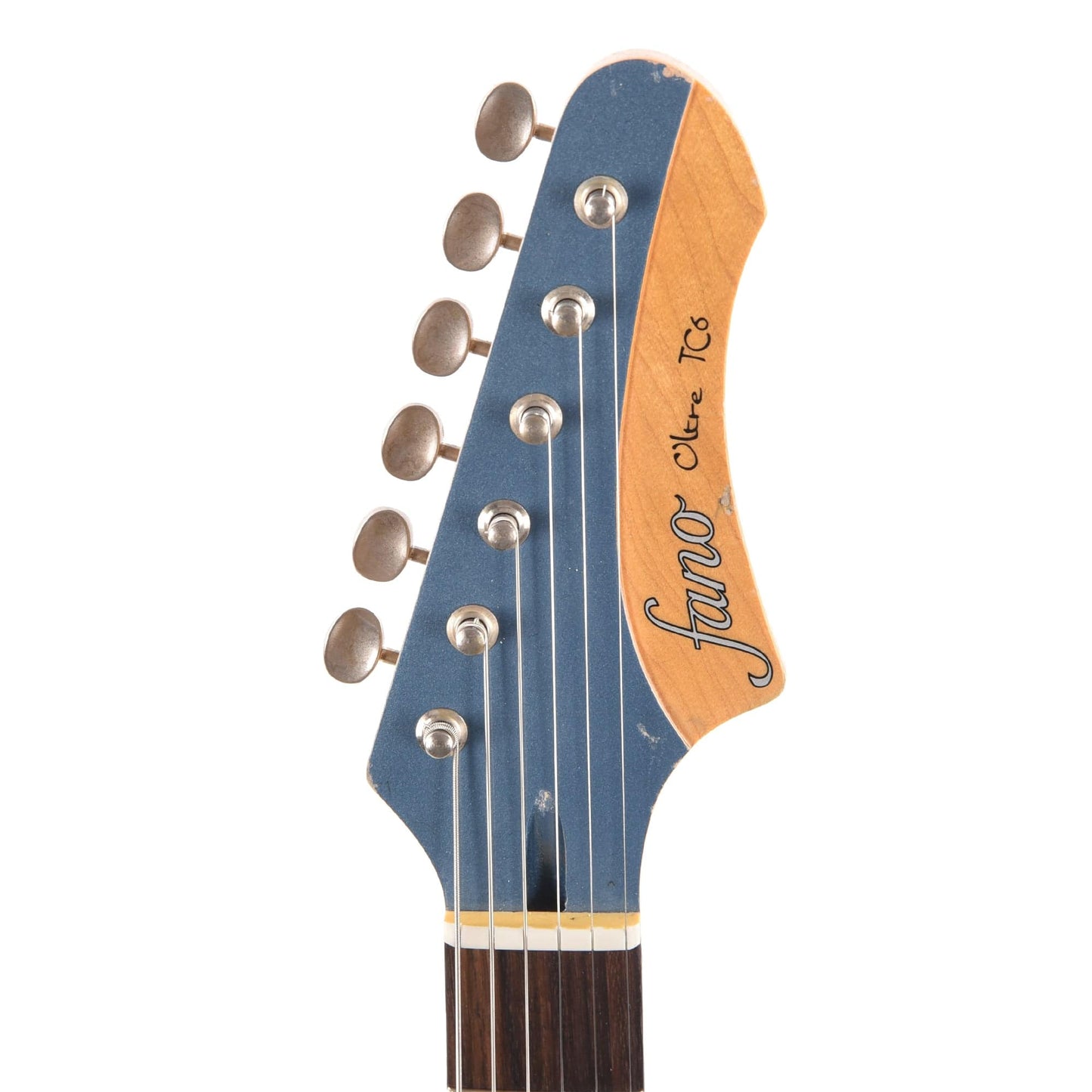 Fano TC6 Oltre Pelham Blue Medium Distress w/Lollar P-90 Pickups Electric Guitars / Solid Body