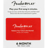 6-Month Fender Play Subscription Accessories / Books and DVDs