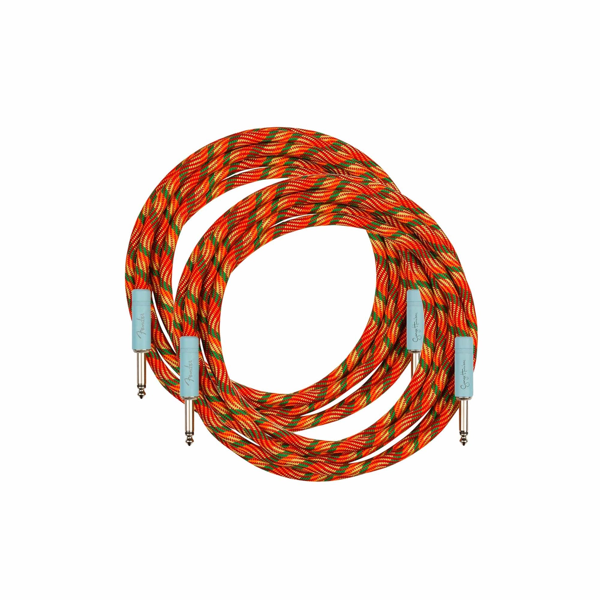 Fender 10' GH Rocky Instrument Cable 2 Pack Bundle Accessories / Cables