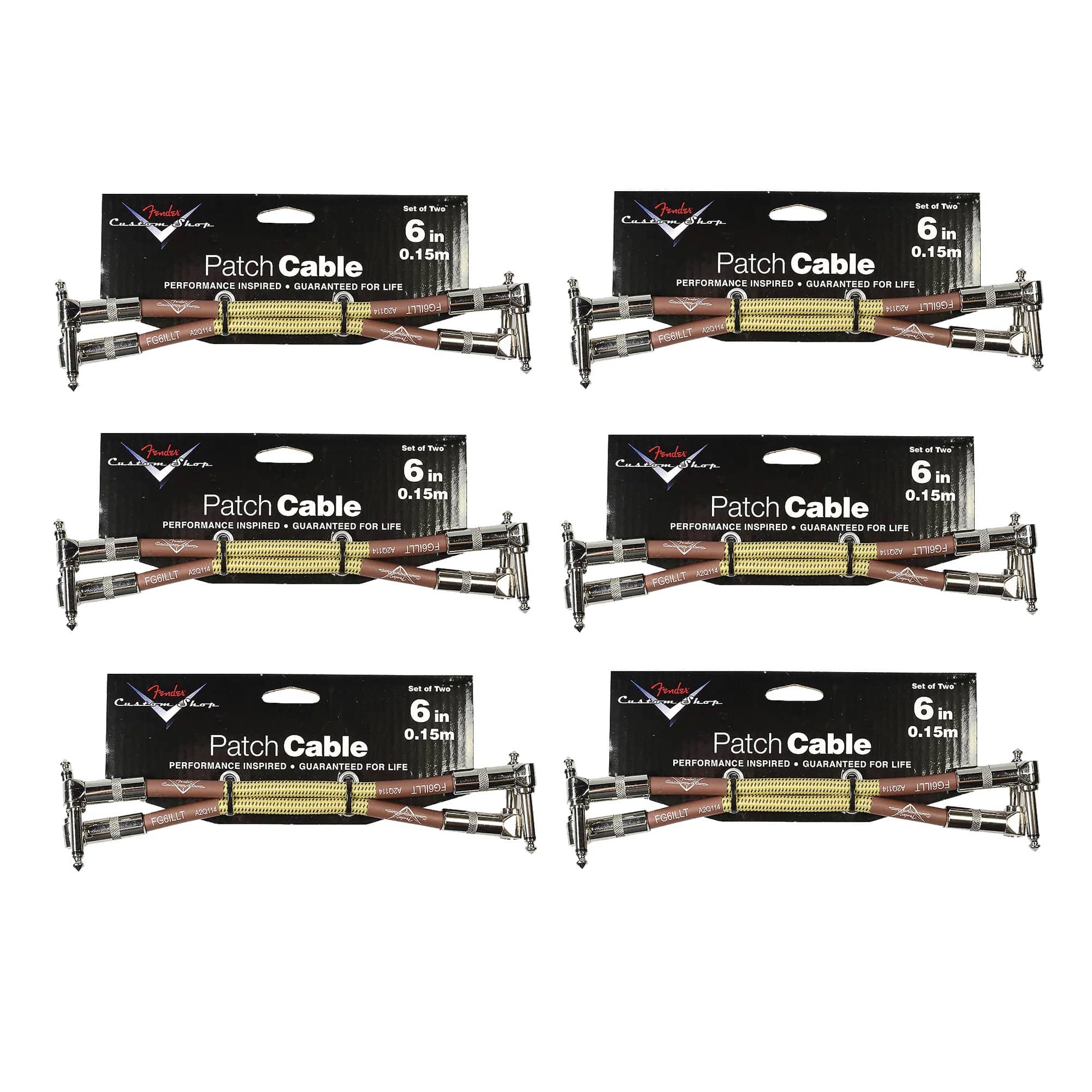 Fender Custom Shop Series Instrument Patch Cable 6