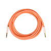 Fender Deluxe Instrument Cable Pacific Peach 15' Straight-Straight Accessories / Cables