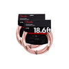 Fender Deluxe Instrument Cable Shell Pink 18.6' Straight-Straight (CME Exclusive) 2 Pack Bundle Accessories / Cables