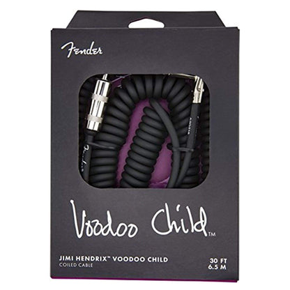 Fender Jimi Hendrix Voodoo Child 30' Cable Black Accessories / Cables