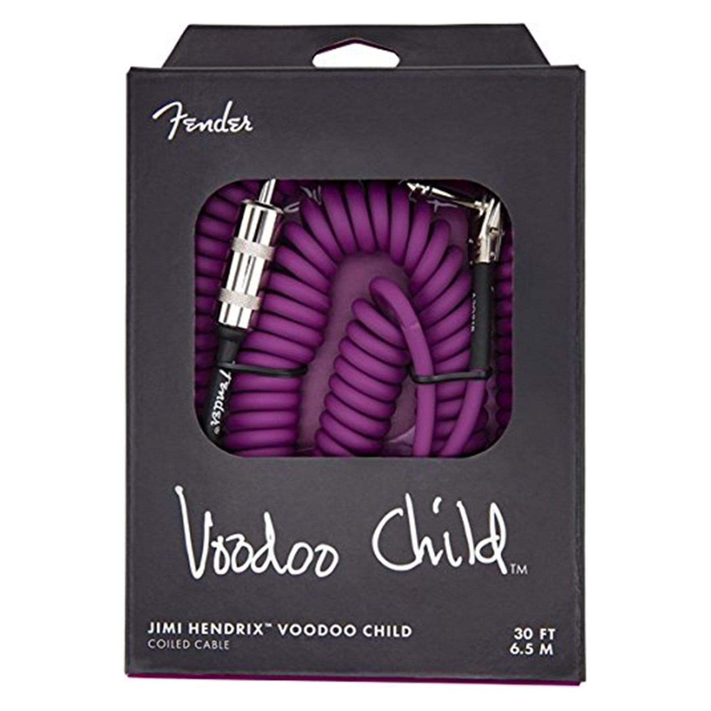 Fender Jimi Hendrix Voodoo Child 30' Cable Purple Accessories / Cables